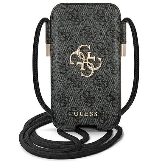 Guess Torebka GUPHL4GMGGR 6,7" szary/grey hardcase 4G Big Metal Logo GUESS