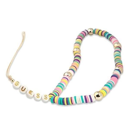 Guess zawieszka GUSTPEAM Phone Strap wielokolorowy/multicolor Heishi Beads GUESS