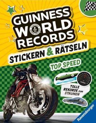 Guinness World Records Stickern und Rätseln: Top Speed Ravensburger Verlag