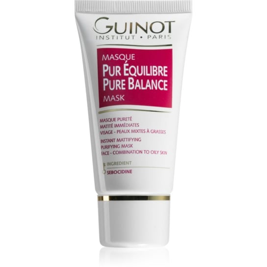 Guinot Pure Balance maseczka oczyszczająca redukująca sebum i zmniejszająca pory 50 ml Inna marka