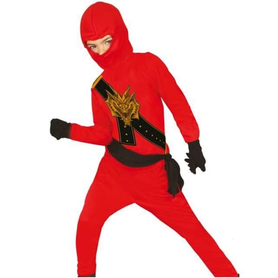 Guirca, strój dla dzieci Czerwony Ninja, rozmiar 140/146 cm Guirca