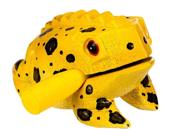 Guiro żabka 11cm żółta  AFR735B Afroton