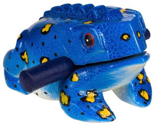 Guiro żabka 9cm AFROTON AFR734B niebieska Afroton