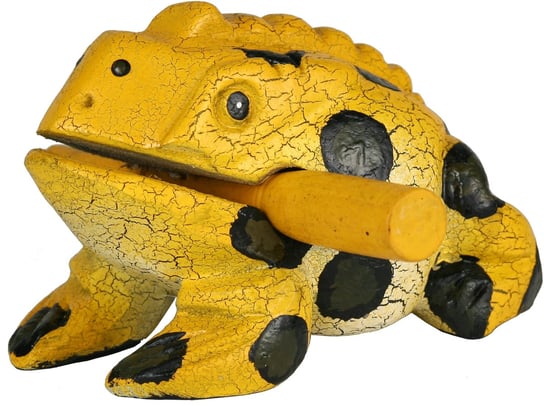 Guiro żabka AFR739B 20cm żółta Afroton