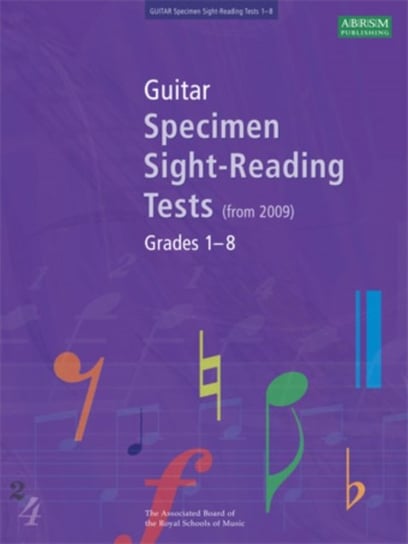 Guitar Specimen Sight-Reading Tests, Grades 1-8 Opracowanie zbiorowe