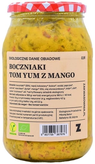 Gulasz Tom-yum Z Boczniakami I Mango Bio 900 Ml - Zakwasownia Zakwasownia