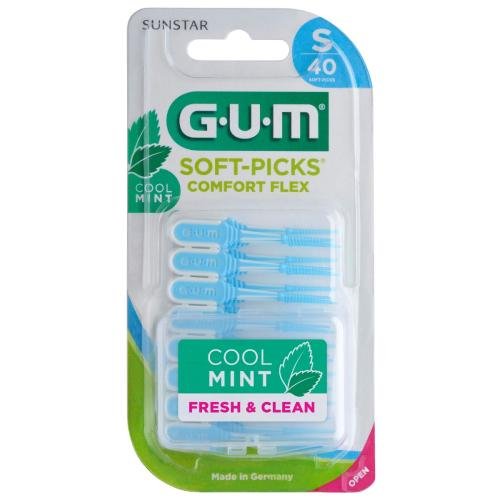 Gum, Cool Mint, Czyściki międzyzębowe S, 40 szt. GUM