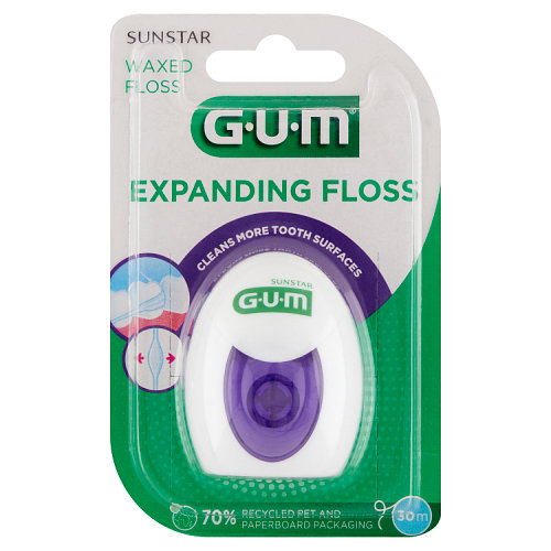 GUM Expanding Floss - Nić dentystyczna 1 szt. Sunstar Gum