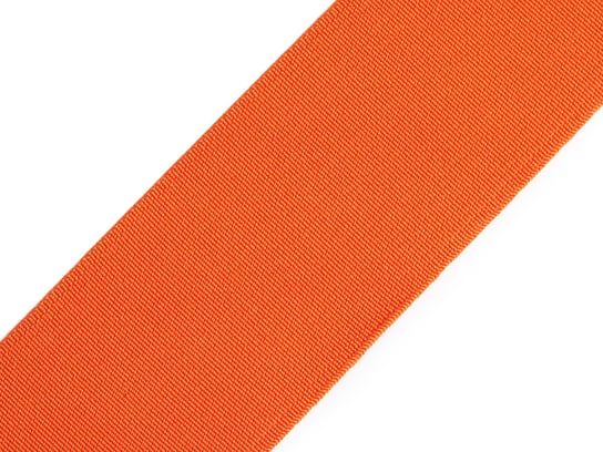 Guma płaska kolor 50 mm (1 mb) 4302 Pomarańcz NEON Importer Kufer Spółka z o.o.