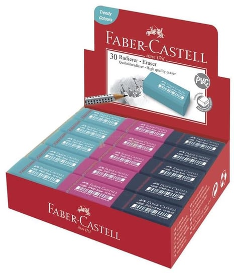 Gumka Do Ścierania Dust-Free Kolory Trend, Faber-Castell Faber-Castell