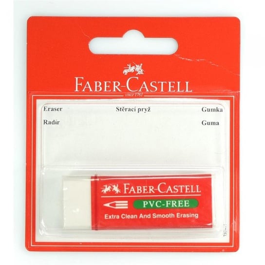 Gumka Faber-Castell winylowa do ołówka 7095 1 sztuka blister Inna marka