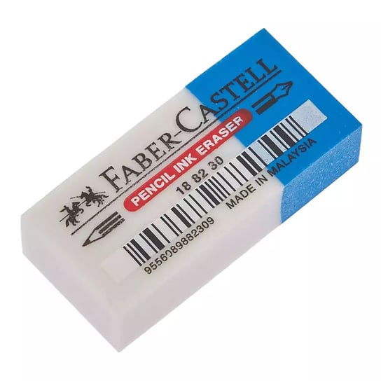 Gumka Winylowa Ołówek Atrament Faber     Castell niebiesko-biała Inna marka