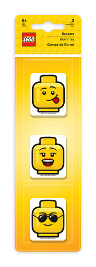 Gumki do ścierania, Emoji, 3 sztuki 