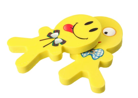 GUMKI do ścierania mazania EMOTIKONY 2szt ciastek gumka ludziki ciasteczka Jelly Pens