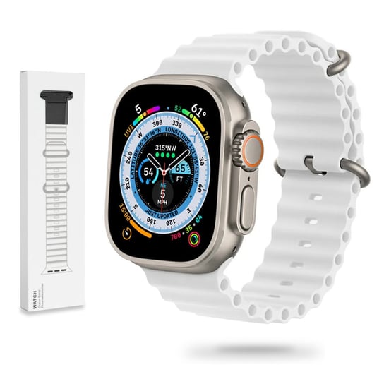 Gumowa Opaska Apple Watch (38 / 40 / 41 Mm) Biały GK PROTECTION