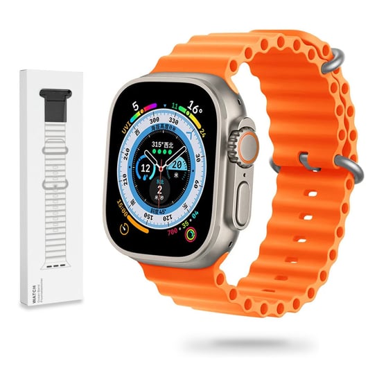 Gumowa Opaska Apple Watch (38 / 40 / 41 Mm) Pomarańczowy GK PROTECTION