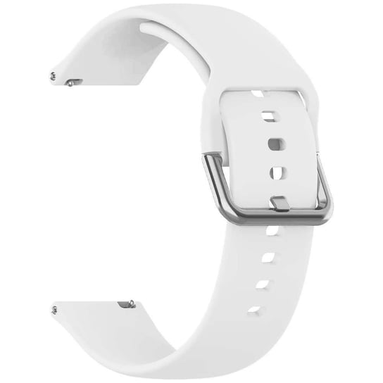 Gumowy Uniwersalny pasek sportowy Alogy soft band do smartwatcha 20mm Biały Alogy