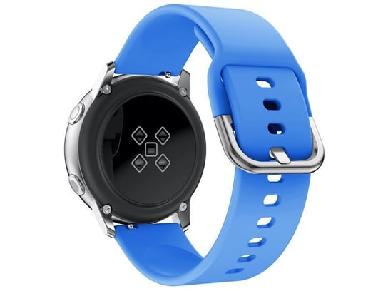 Gumowy Uniwersalny pasek sportowy Alogy soft band do smartwatcha 20mm Niebieski Alogy