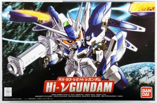 Gundam - Bb384 Rx-93-V2 Hi-V Gundam - Model Kit BANDAI