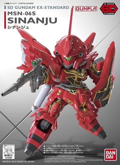 Gundam, figurka Gundam Ex-Standard 013 Sinanju, SD Mobile Suit Gundam