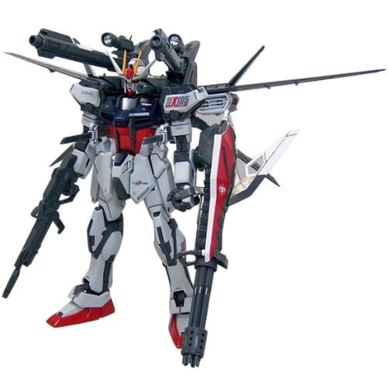 Gundam, figurka MG 1/100 Strike Gundam + Iwsp Mobile Suit Gundam