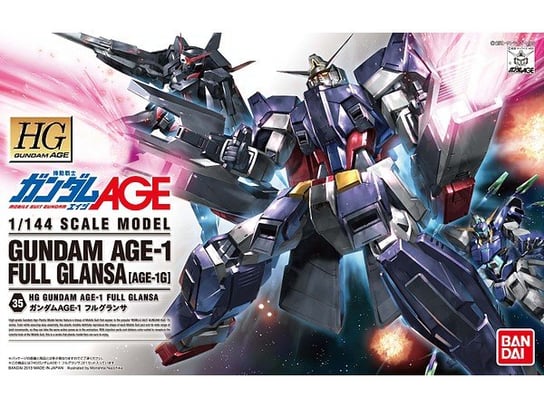 Gundam HG 1/144 Gundam Age-1 Full Glansa (Age-1G) Inny producent