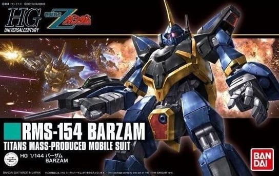 Gundam - Hg Rms-154 Barzam Gundam 1/144 - Model Kit BANDAI