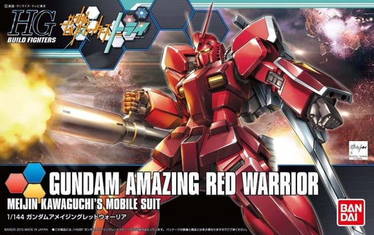 gundam - hgbf 1/144 gundam amazing red warrior - model kit Inna marka