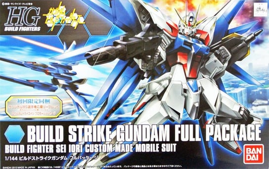 gundam - hgbf build strike gundam full package 1/144 - model kit Inna marka