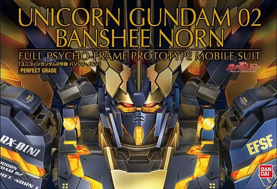 gundam - model kit - perfect grade - unicorn banshee norm 1/60 reprod Inna marka