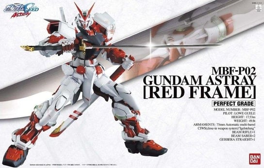 gundam - perfect grade - astray red frame 1/60 - model kit Inna marka