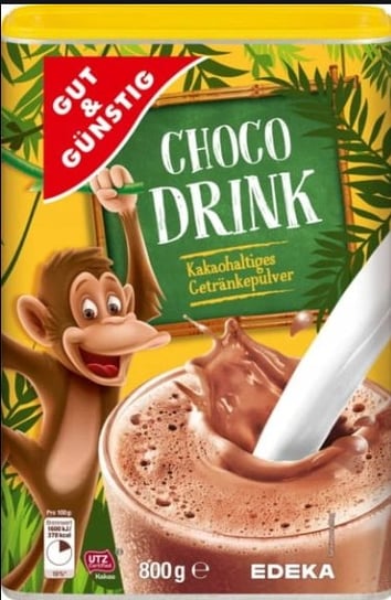 Gut & Gunstig, kakao rozpuszczalne Choco Drink, 800 g Edeka