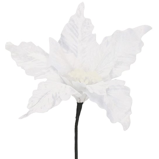 Gwiazda betlejemska biała poinsecja sztuczny kwiat Springos