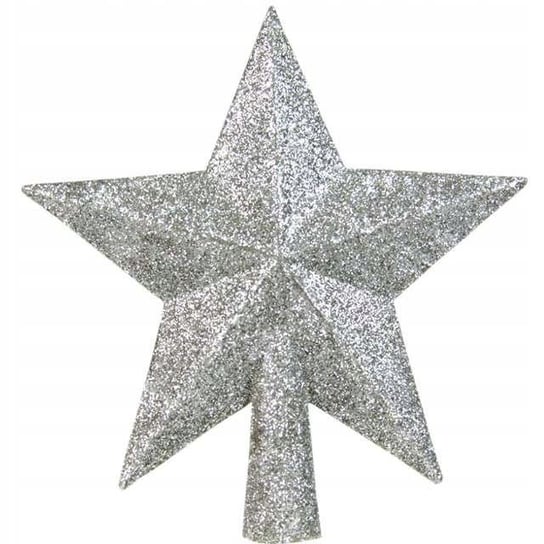 Gwiazda choinkowa srebrna 14 cm 1 szt. Inna marka