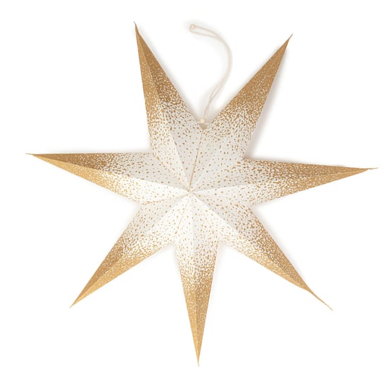 Gwiazda GALLA ażurowa biało złota LED 75 cm HOMLA Homla