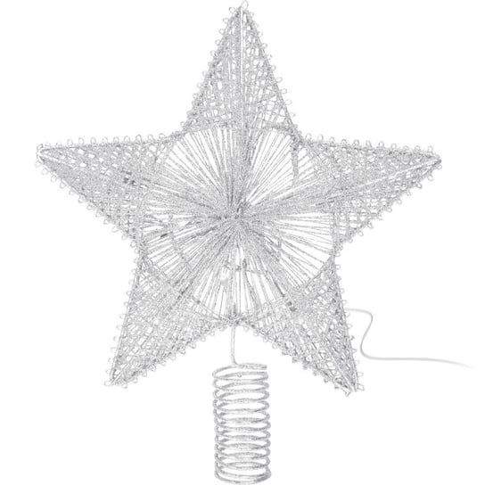 Gwiazda na choinkę LED HOME STYLING COLLECTION, barwa ciepła, biała, 30x25 cm Home Styling Collection