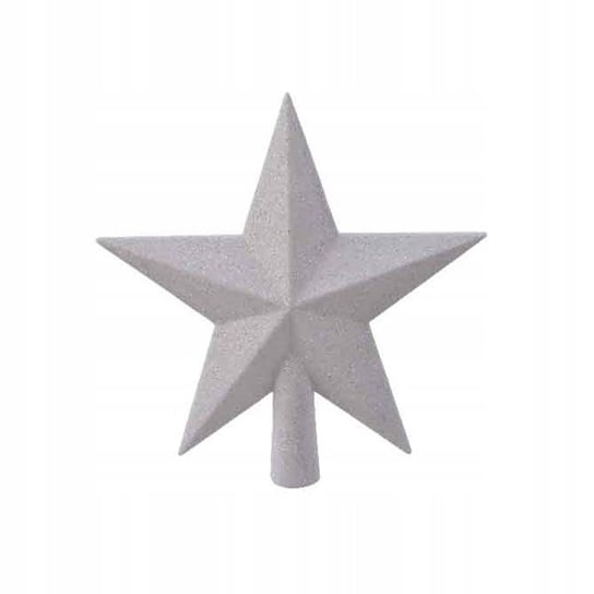 Gwiazda na choinkę nietłukąca czubek 19 cm biały Kaemingk