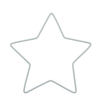 Gwiazda - obręcz do łapacza snów biała 15cm Inna marka