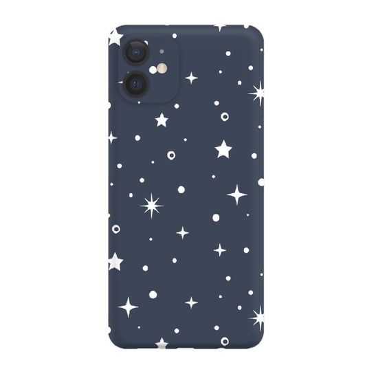 Gwiazdki 2 W - iPhone 11 Etui matowe granat [TIF 38E] PieceofCase