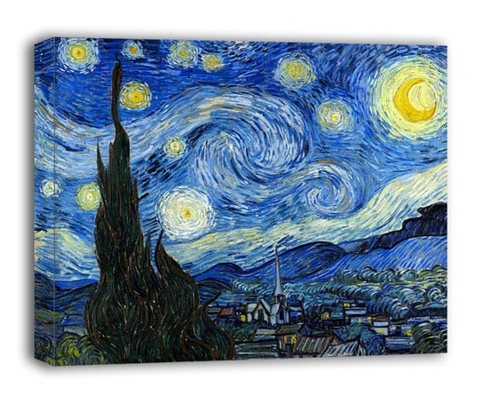 Gwiaździsta noc - Vincent van Gogh - obraz na płótnie 100x70 cm Inna marka