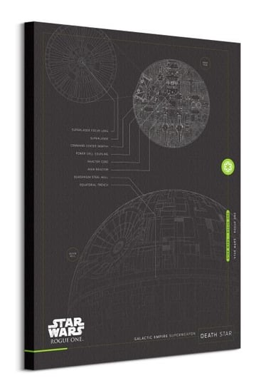 Gwiezdne Wojny Łotr 1 Gwiazda Śmierci - obraz na płótnie Star Wars gwiezdne wojny