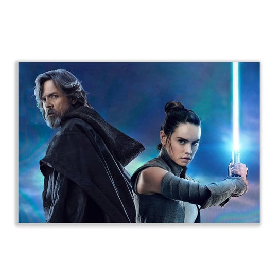 Gwiezdne wojny Rey i Luke Skywalker - Malowanie po Numerach nerd hunters