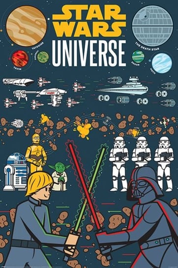 Gwiezdne Wojny Star Wars Universe , Plakat 61x91,5 cm Star Wars gwiezdne wojny