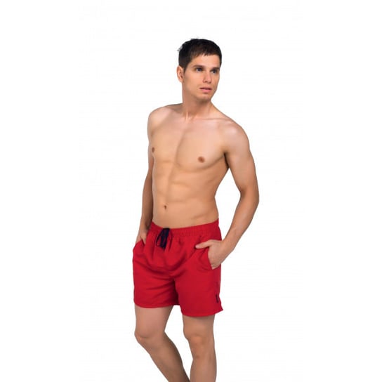 Gwinner, Szorty kąpielowe męskie, Adi, czerwony, rozmiar XL Gwinner