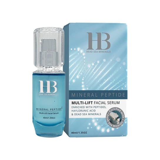 H&B, Liftingujące serum do twarzy z peptydami i kwasem hialuronowym, 40ml H&B