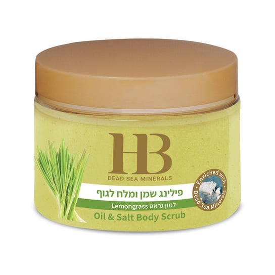 H&B, peeling aromatyczny do ciała lemongrass, 450 g H&B