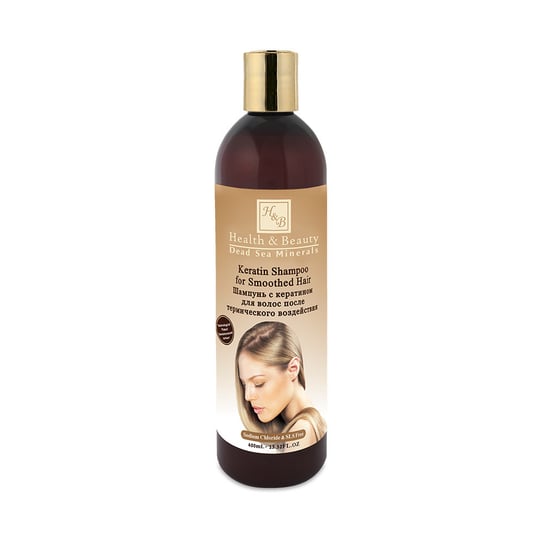 H&B, Regeneracyjny szampon keratynowy do włosów zniszczonych - 400 ml H&B