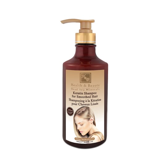 H&B, Regeneracyjny szampon keratynowy do włosów zniszczonych, 780 ml H&B