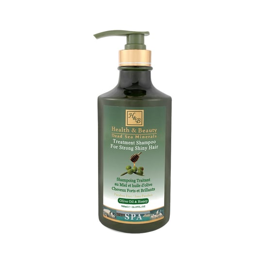 H&B, szampon odżywczy do włosów z oliwą z oliwek i miodem, 780 ml H&B