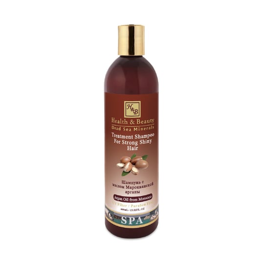 H&B, szampon pielęgnacyjny do włosów z olejkiem arganowym, 400 ml H&B